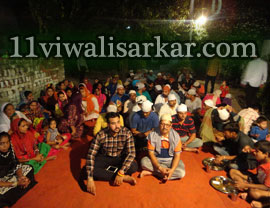 Sangat celebrating GIARVI SHRIF - 14-09-2016 at Darbar Ya Ghause Azam Dastgir Trust (Regd) Roshan Pir (Sheikh Abdul Qadir Jilani), Roshani Ground, Purani Sabji Mandi, Ludhiana, Punjab India.